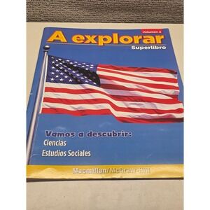 Macmillan McGraw-Hill A explorar Superlibro Volumen 2 Spanish Science Social